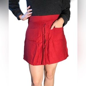 Candie’s Knit Red Skirt